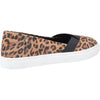 Hush Puppies Tiffany Slip Ons Ladies Shoes in Leopard