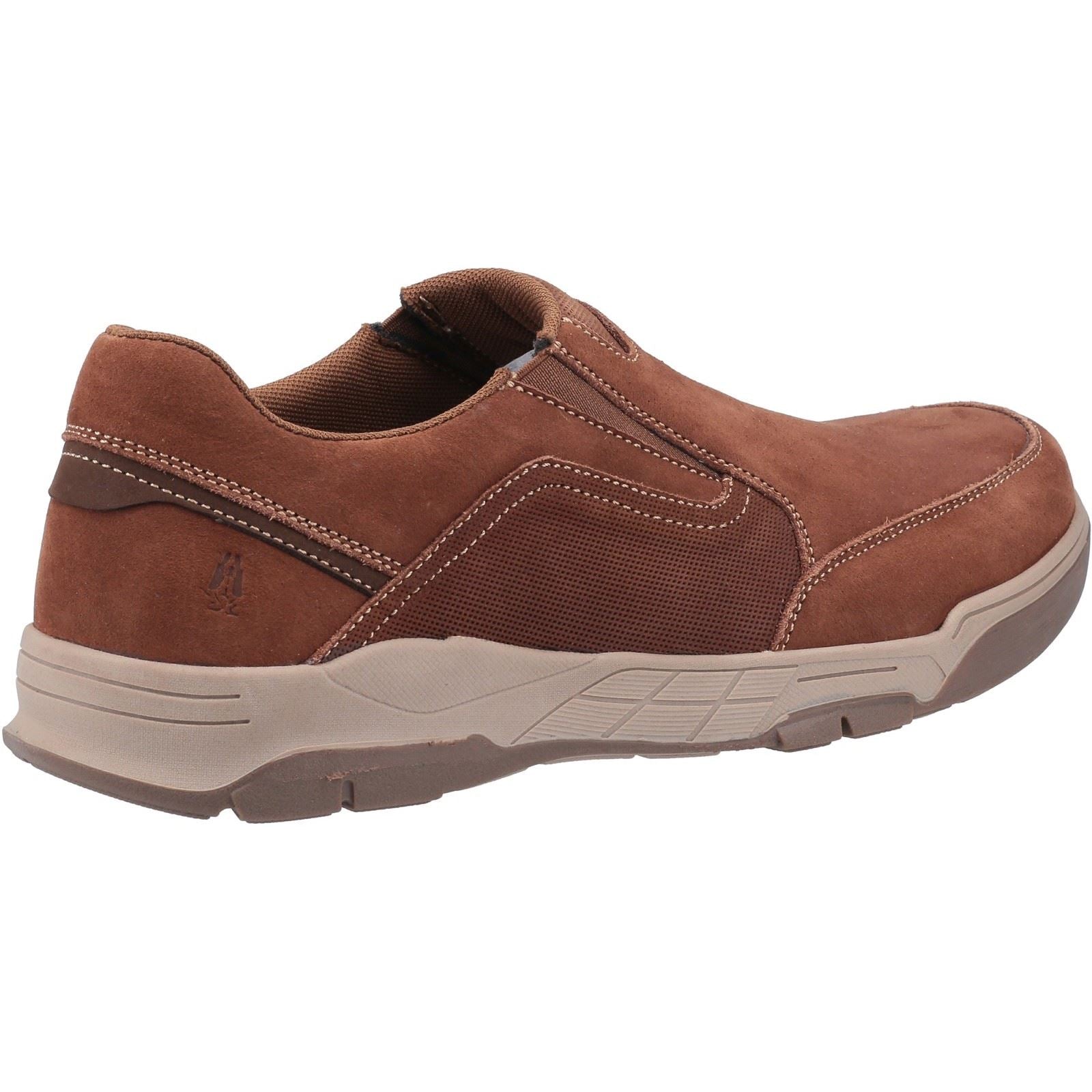 Hush Puppies Fletcher Slip Ons Mens Shoes in Tan