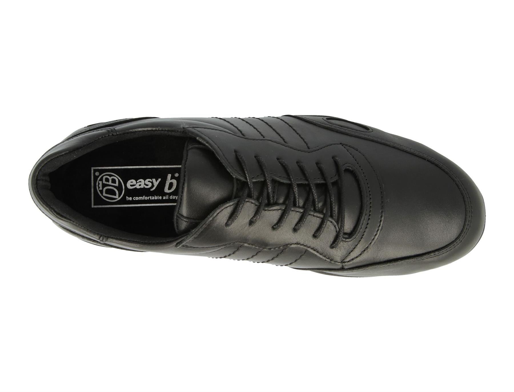 Men'S Casual Shoes (Seb)6V Wide Fit By Db Shoes in Black