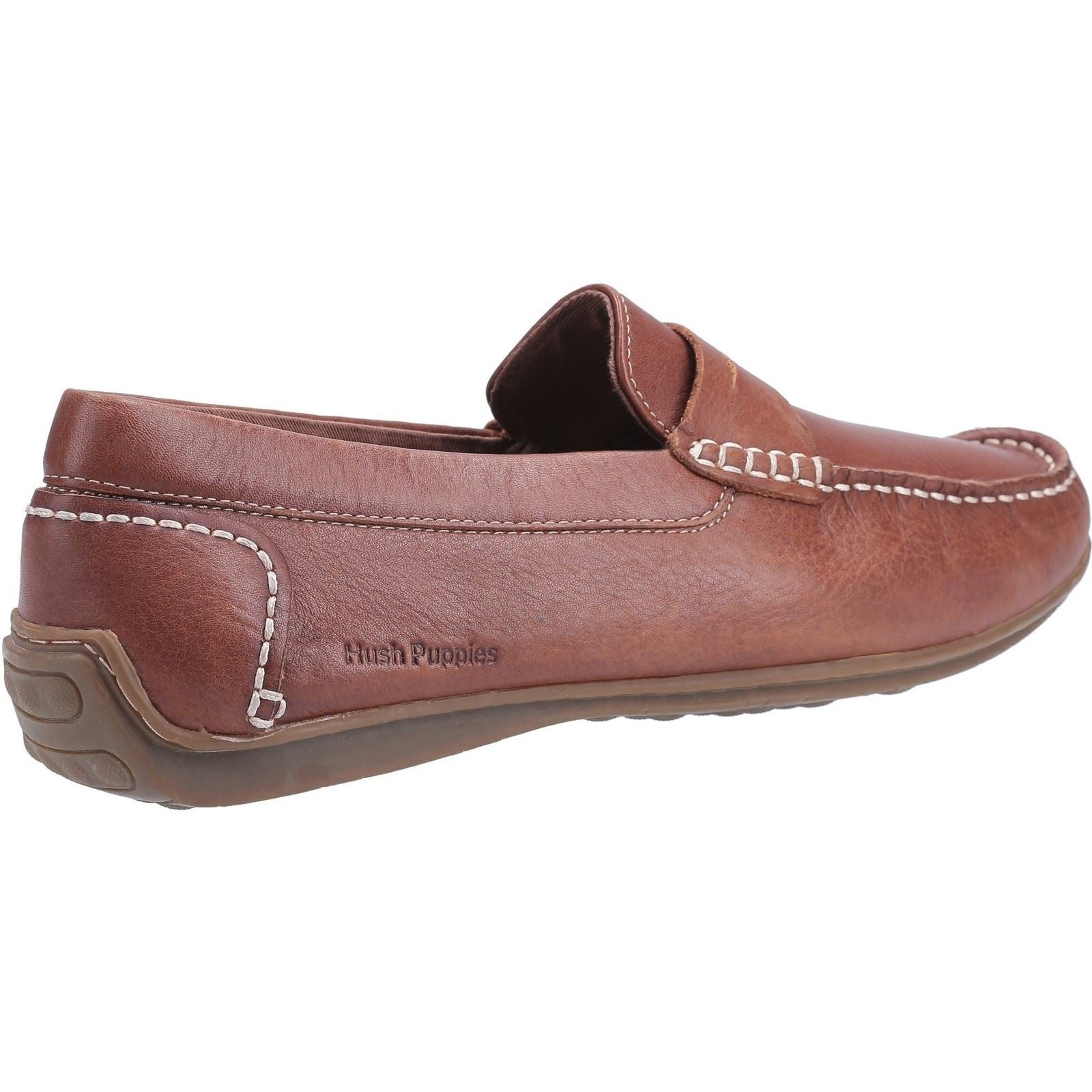 Hush Puppies Roscoe Slip On Mens Shoes in Brown