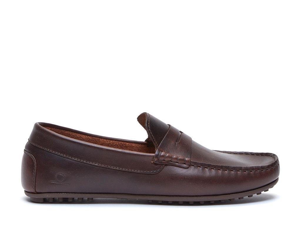 Chatham Mens Timor-Dark Brown Driving Moccasins