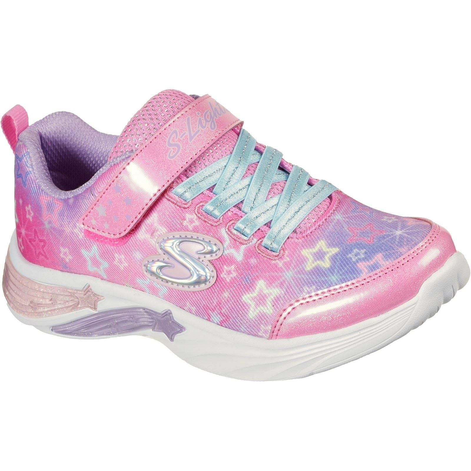 Skechers (GAR302324L) Childrens Sports Star Sparks Shoes in UK 1.5 to 13.5