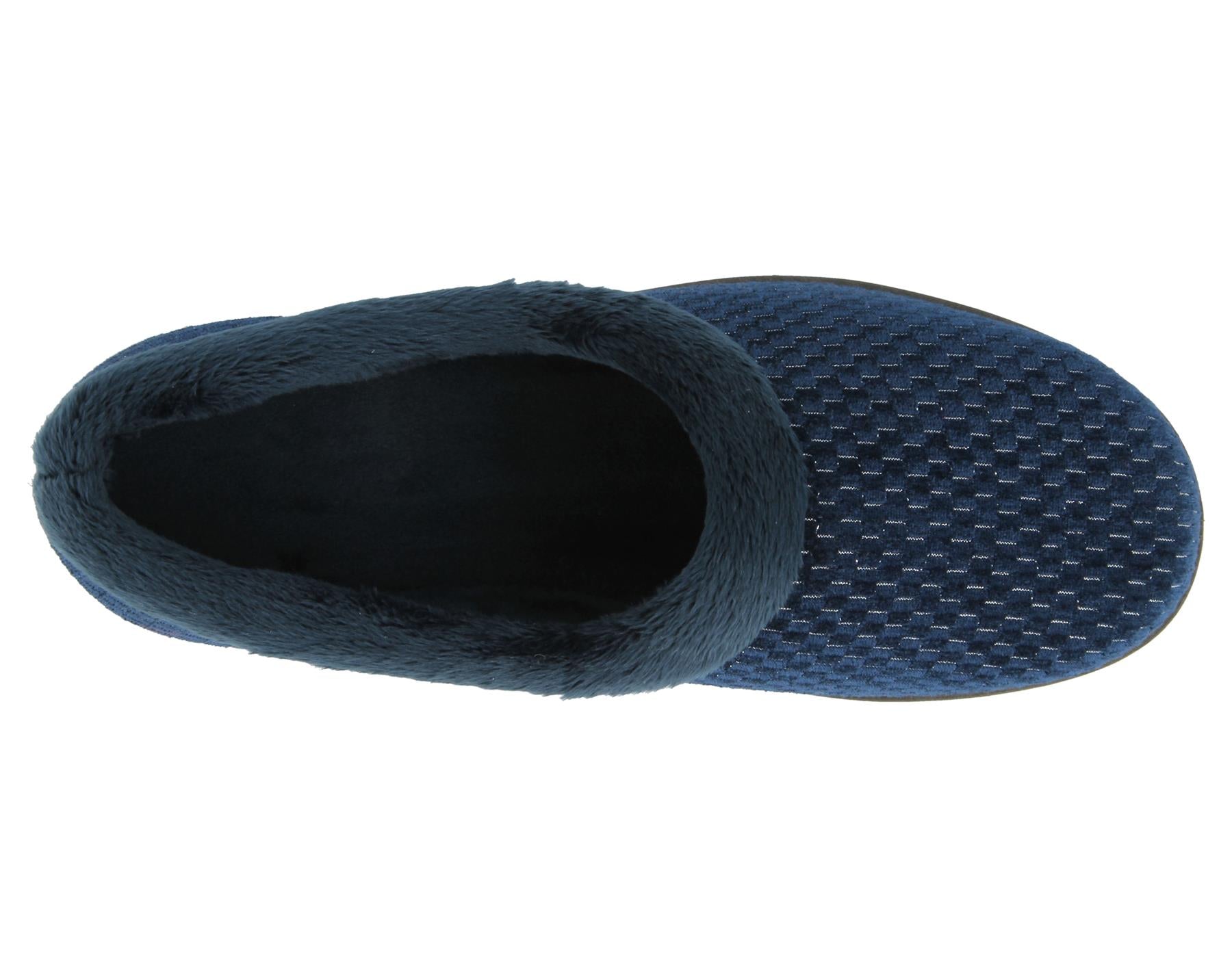 Womens (Besty) 2V Wide Fit By Db Shoes in Navy Stretch