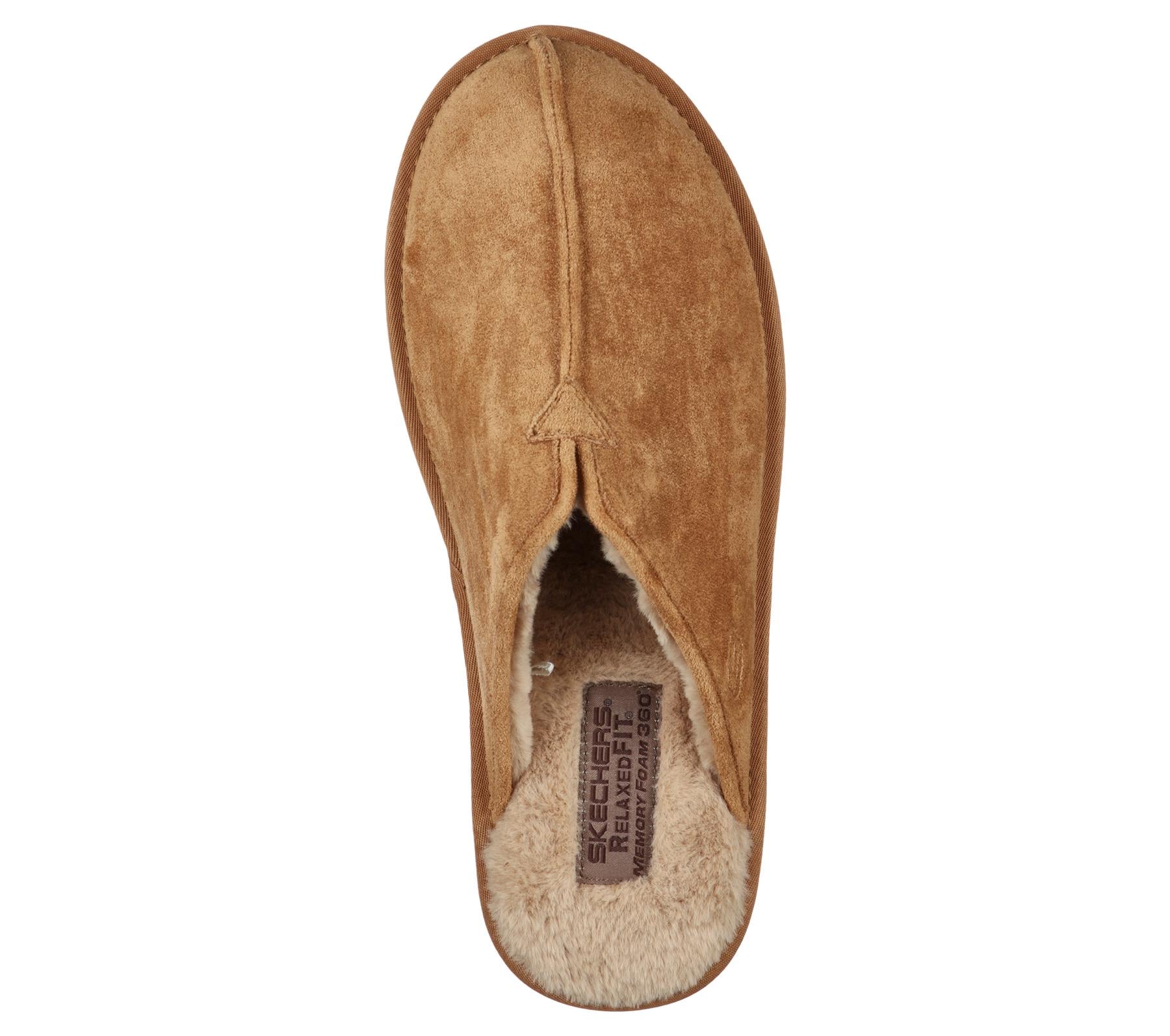 SKECHERS Men's Renten-Palco Slip-on Backless Casual Comfort Slippers in Tan in  Size UK6 to UK13