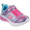 Skechers (GAR302313L) Childrens Sports Sweetheart Lights Lets Shine Shoes in UK 1.5 to 13.5