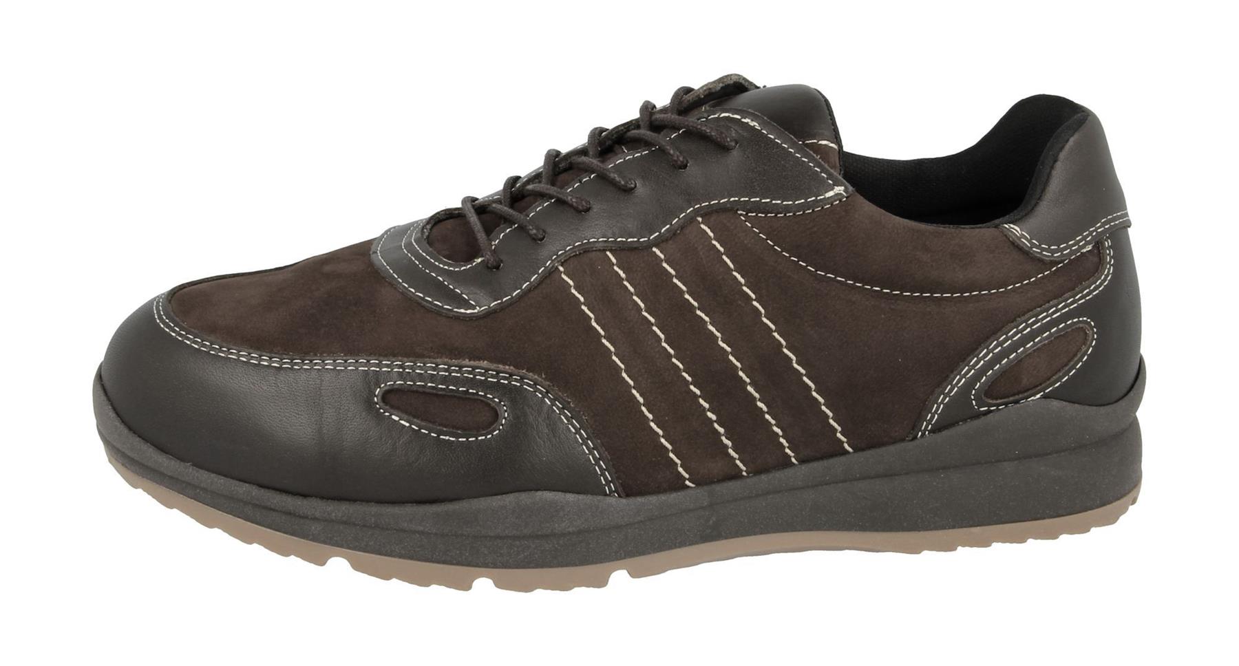 Men'S Casual Shoes (Seb)2V Wide Fit By Db Shoes in Brown