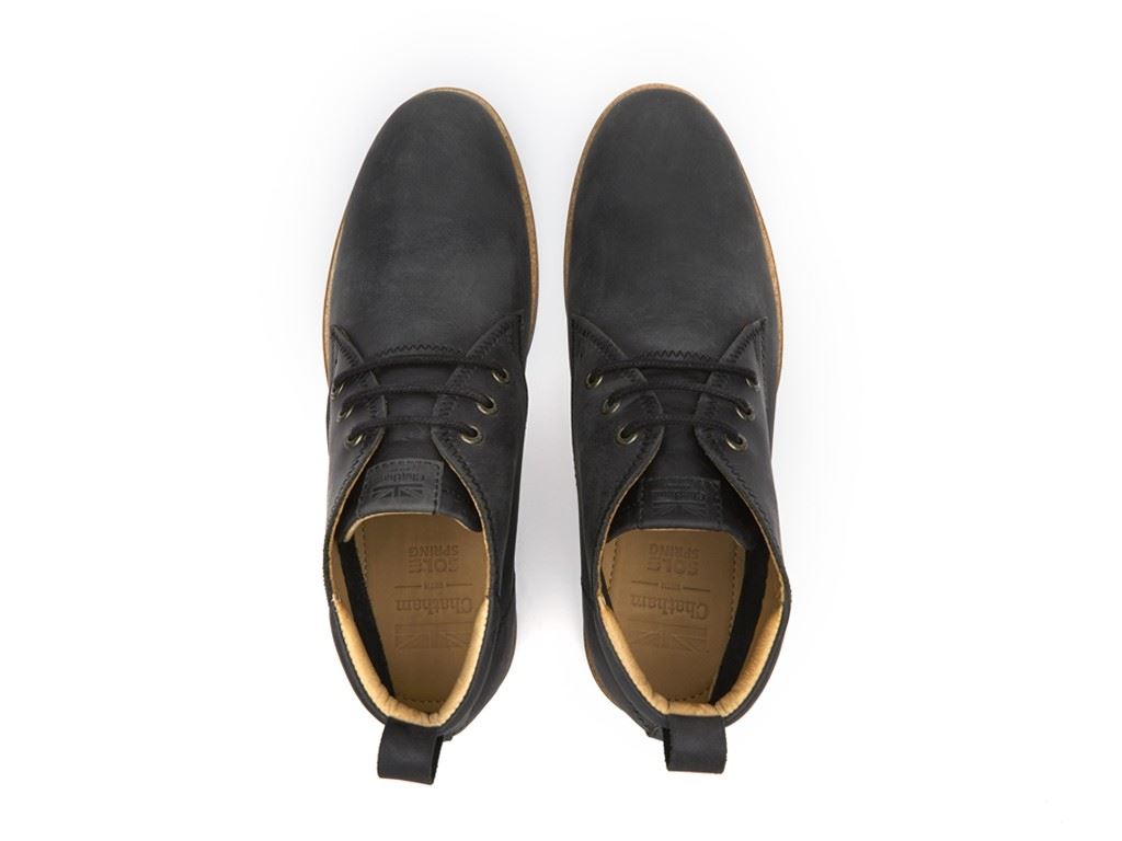 Chatham Mens Aplin Chukka Boots (Aplin) in Waxed Black