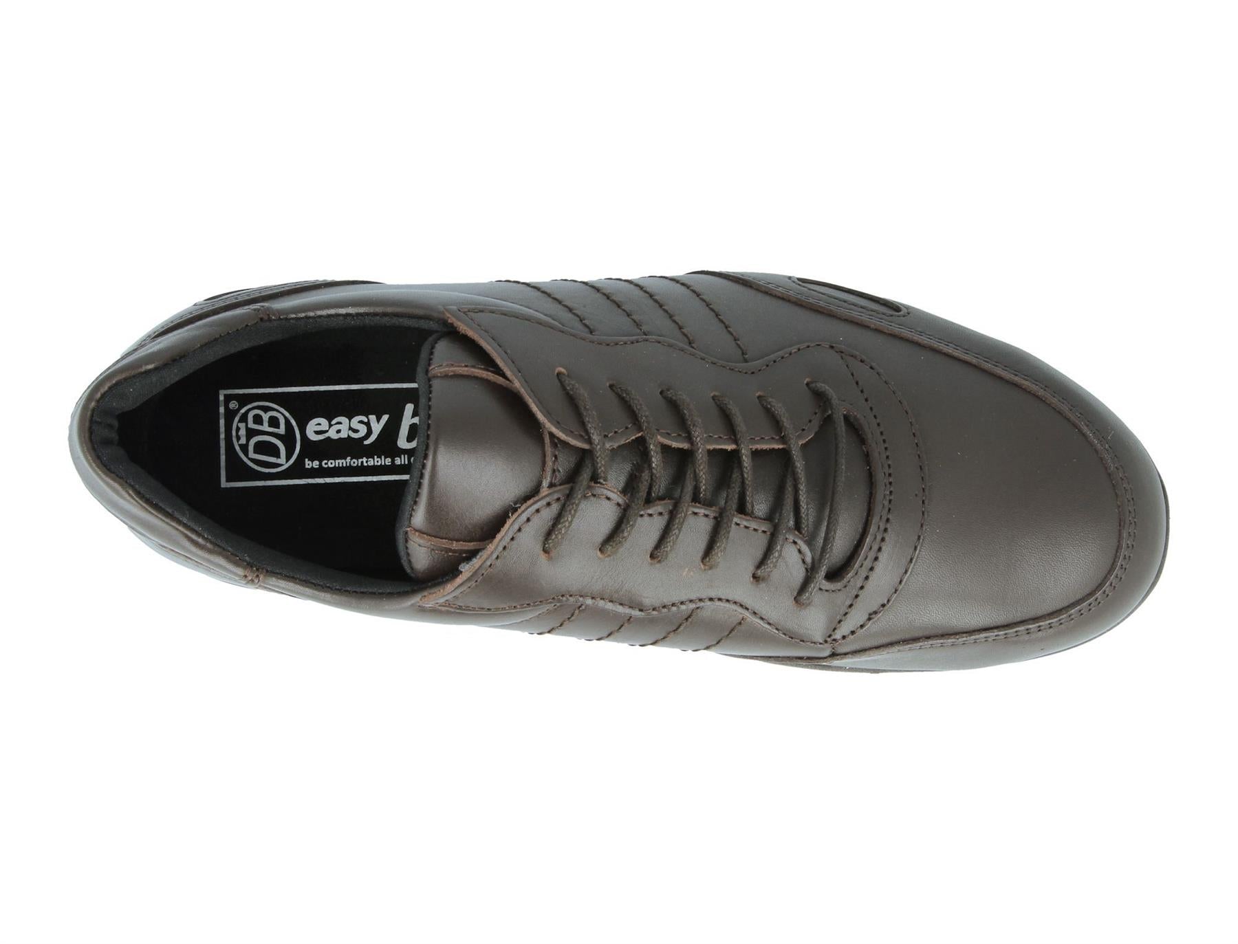 Men'S Casual Shoes (Seb)2V Wide Fit By Db Shoes in Dark brown