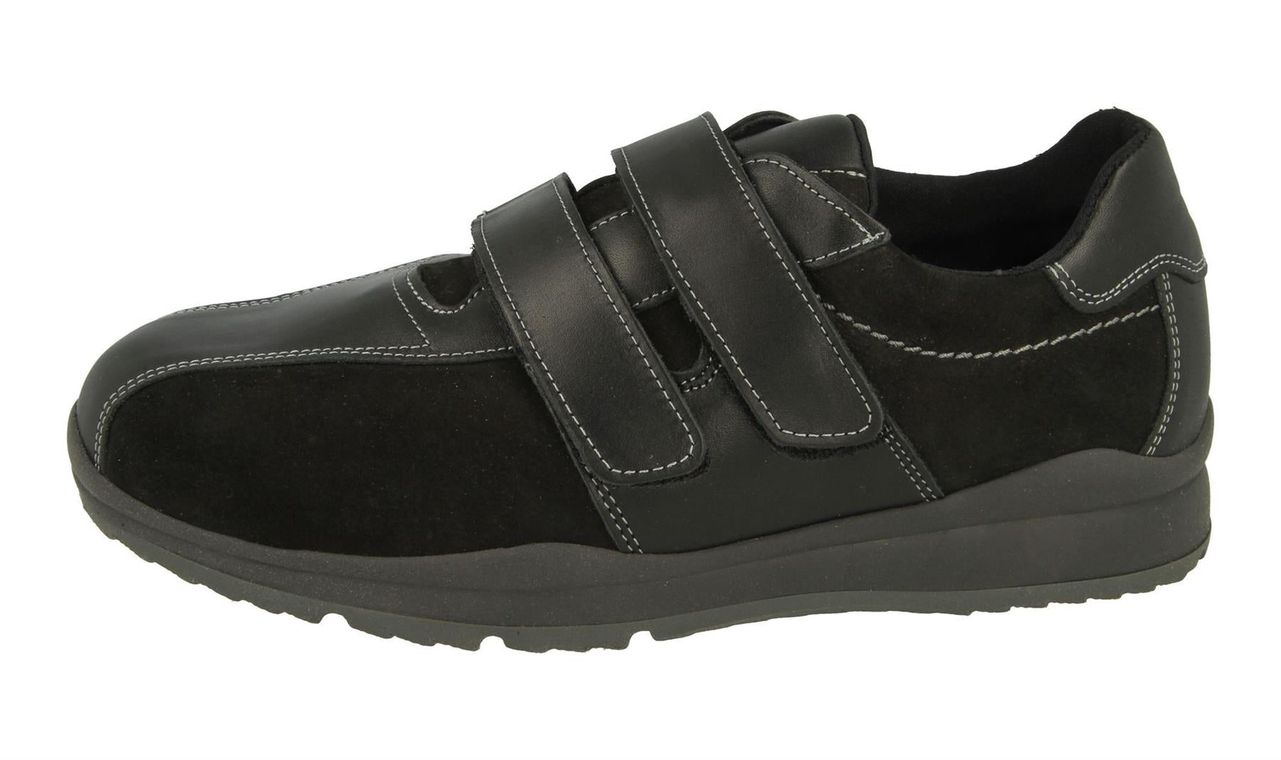 Men'S Casual Shoes (Stephen)6V Wide Fit By Db Shoes in Black