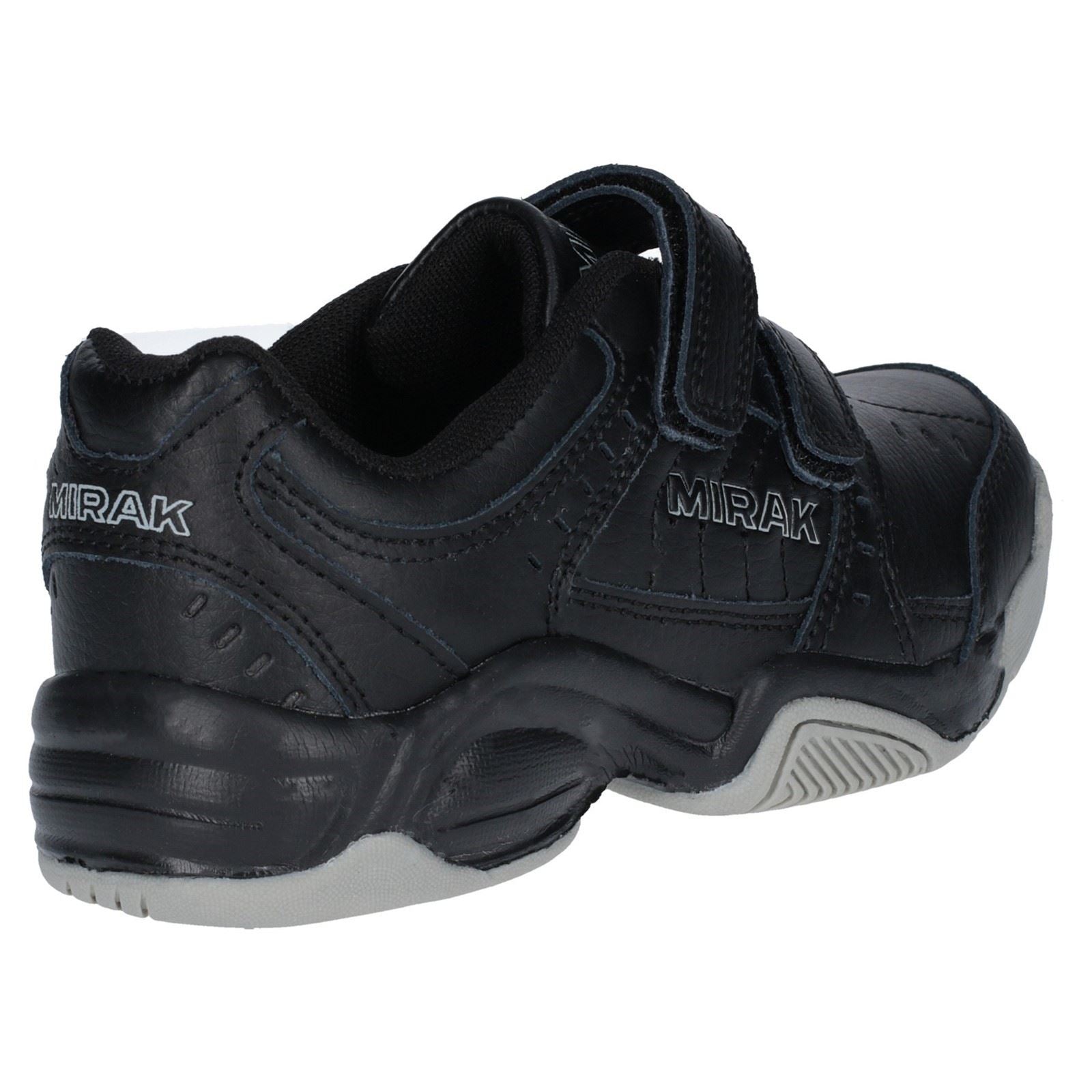 Mirak Boys Trainer - Contender Velcro in Black, 2-6.5