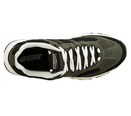 Skechers Men's Vigor 2.0 Low-top Extra Wide Fit shoes in Char in UK 6 to UK 13