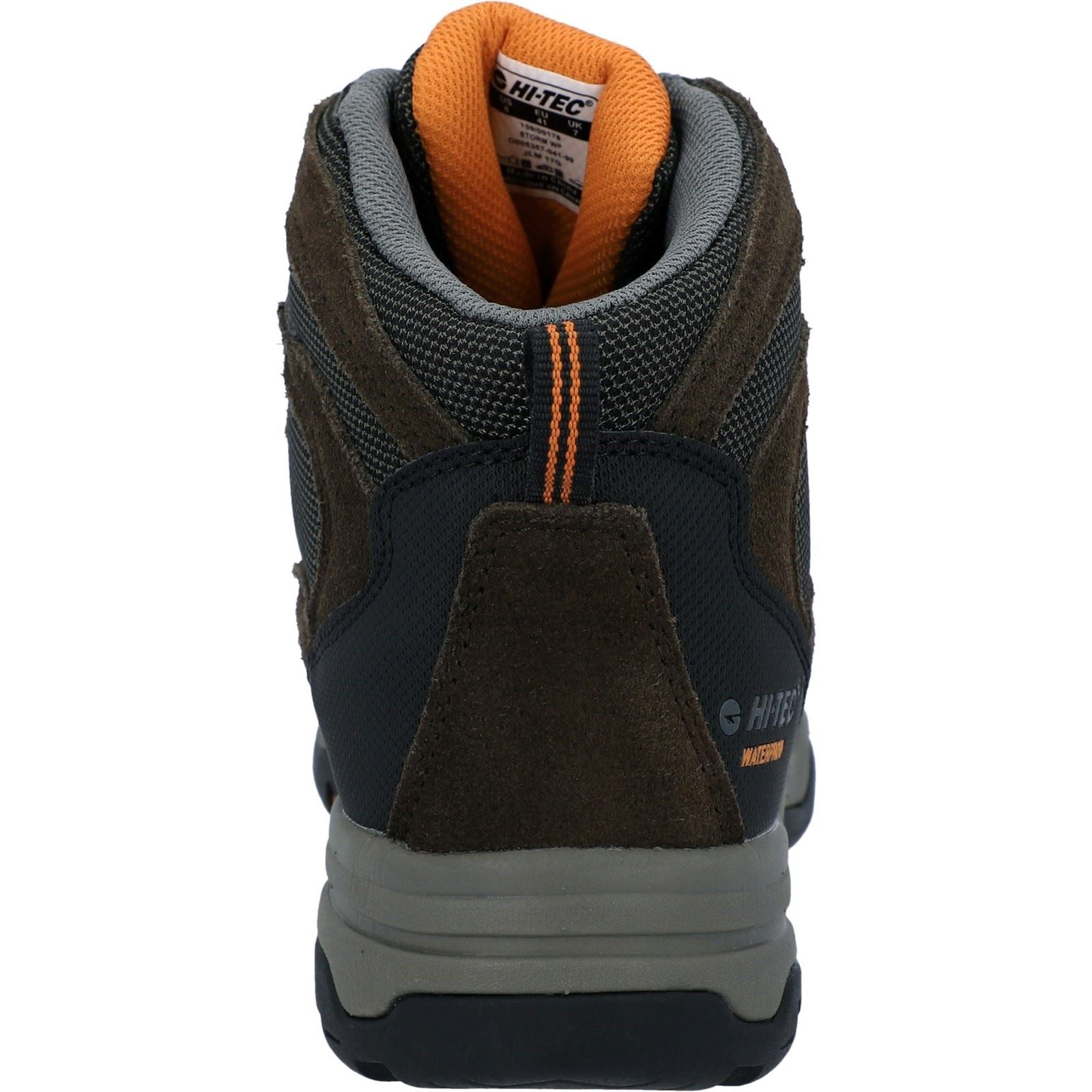 Hi-Tec Men's Storm Waterproof Walking Boots in 2 Colour Options 6 to 14