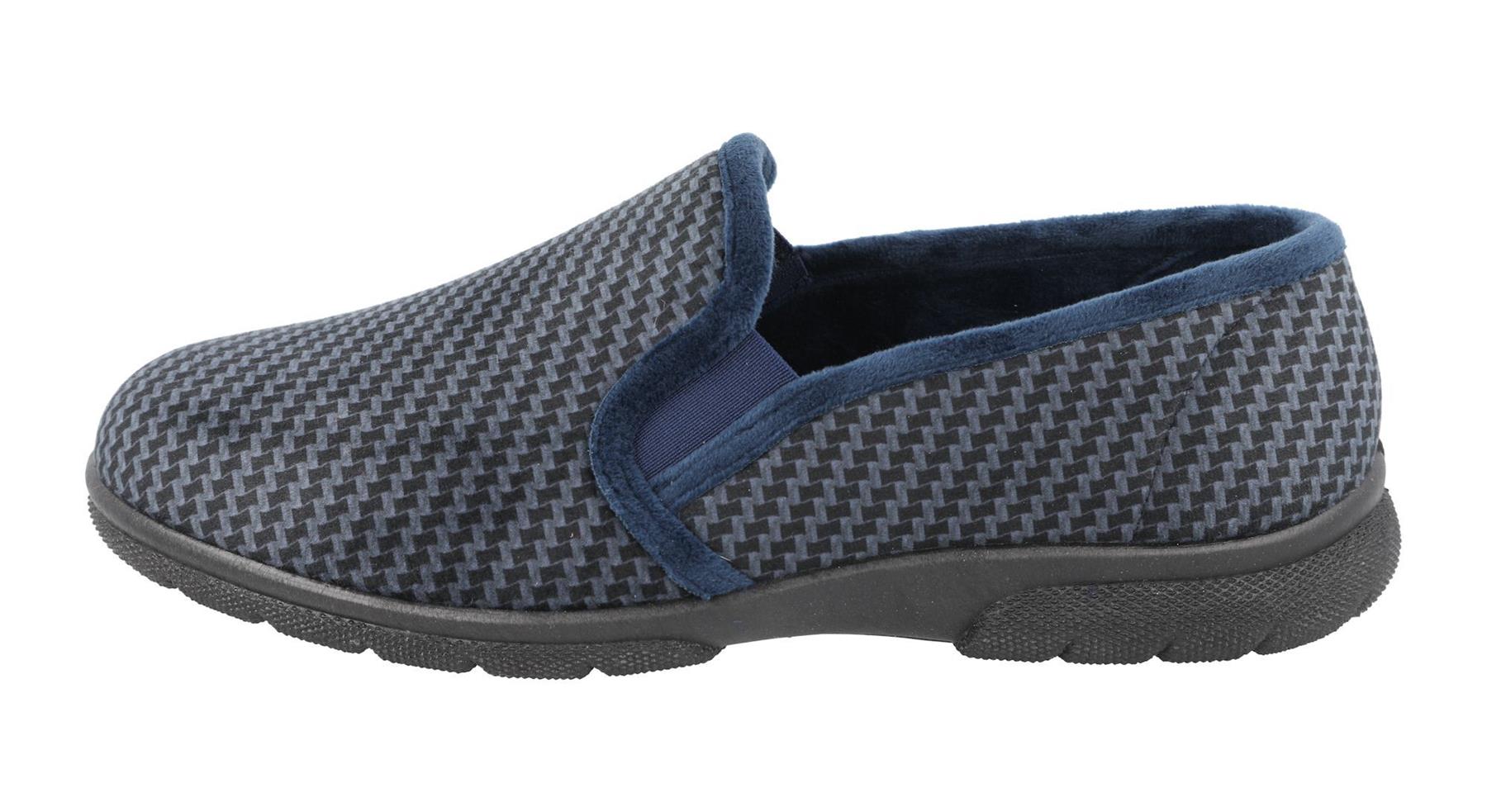 DB Shoes Men's 6V Fit Slip-On Classic Loafer Shoes in Navy, Sizes 6 to 12