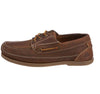 Chatham Rockwell Wide Fit Deck Shoes in Walnut