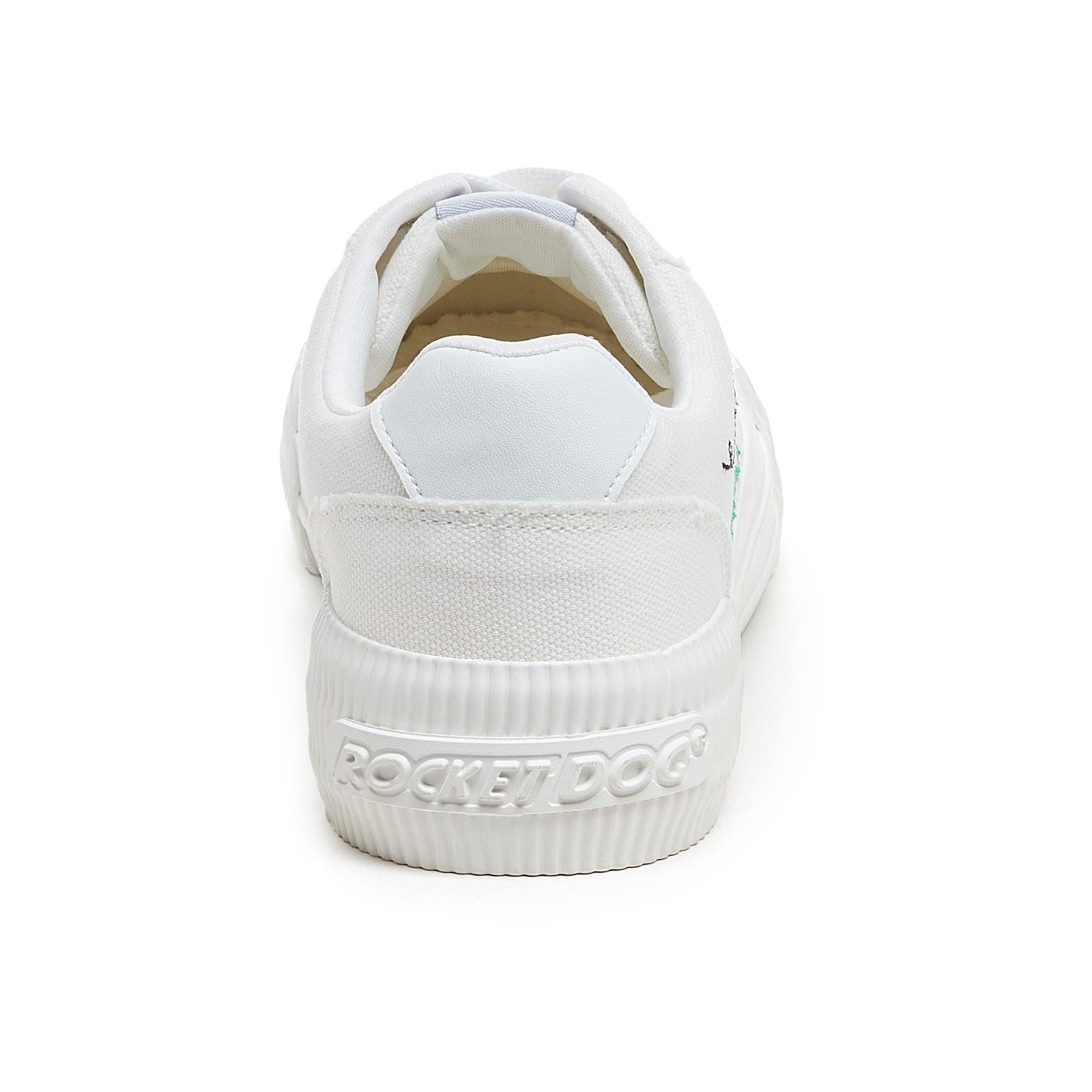 Rocket Dog Women Lace Shoes - Cheery Embroidery 12A in White, Sizes 3-8