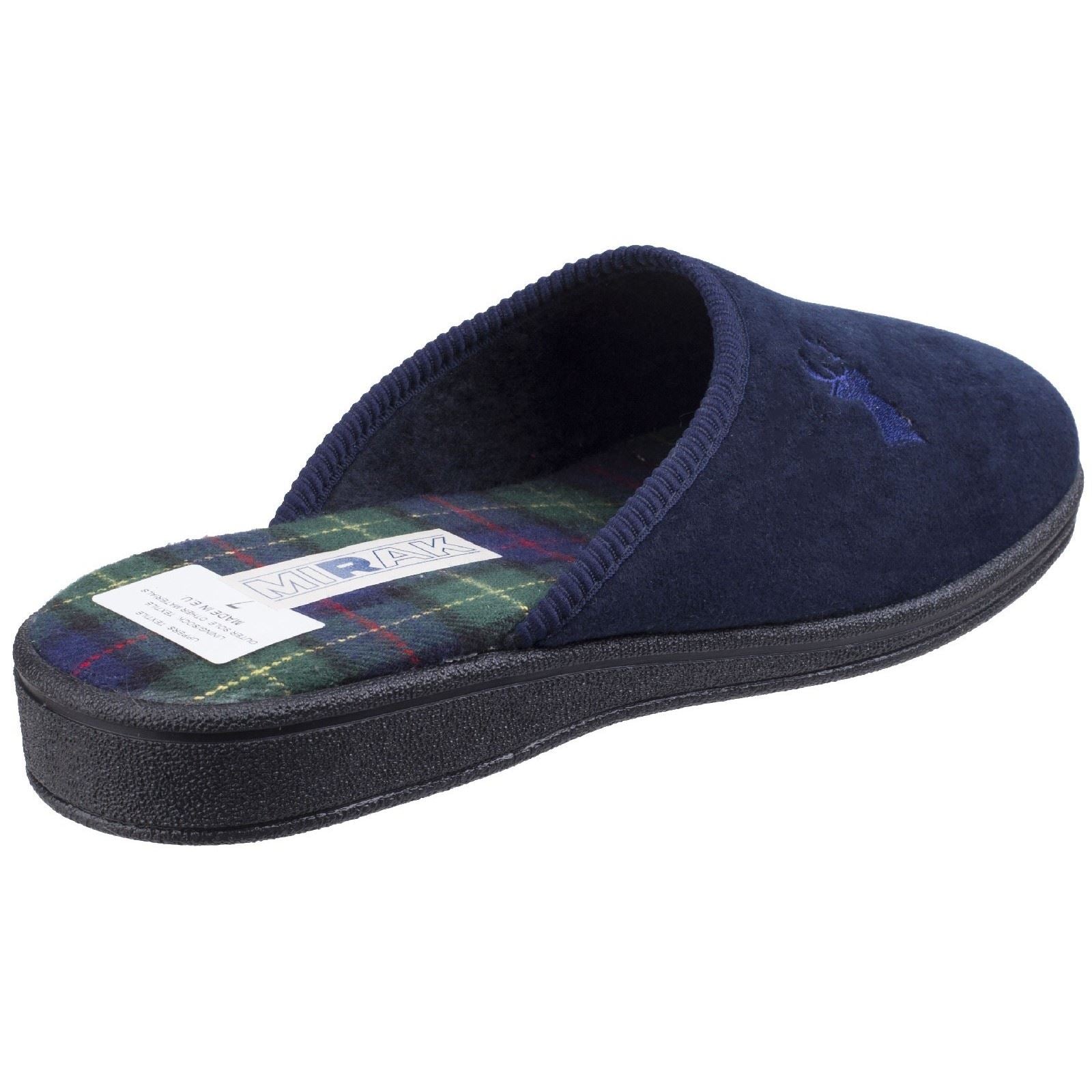 Mirak Men Slipper - Buck in Navy, 6-12