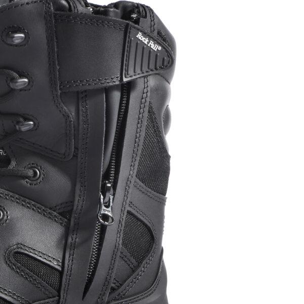 Rock Fall RF4500 Titanium Waterproof Safety Boot with Side Zip in 3 to 14, Black