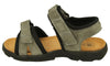 DB Shoes (87179G) Men's RAMSEY Casual Touch Fastening Strap Sandal 2V Fit in Black 42 to 47