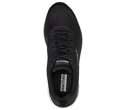 Skechers (GAR216071) Men's Go Walk Hyper Burst Sports Shoes in Black/White 6 to 12