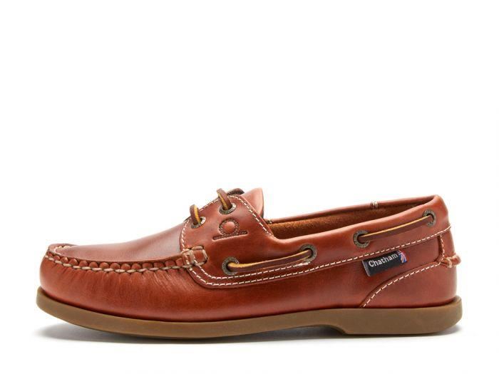 Chatham Women's Deck Lady II G2 Premium Leather Boat Shoes in 3 Colour Options 3 to 9