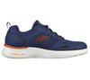 Skechers Men's Skech-Air Dynamight in Navy/Orange in Size UK6 to UK13