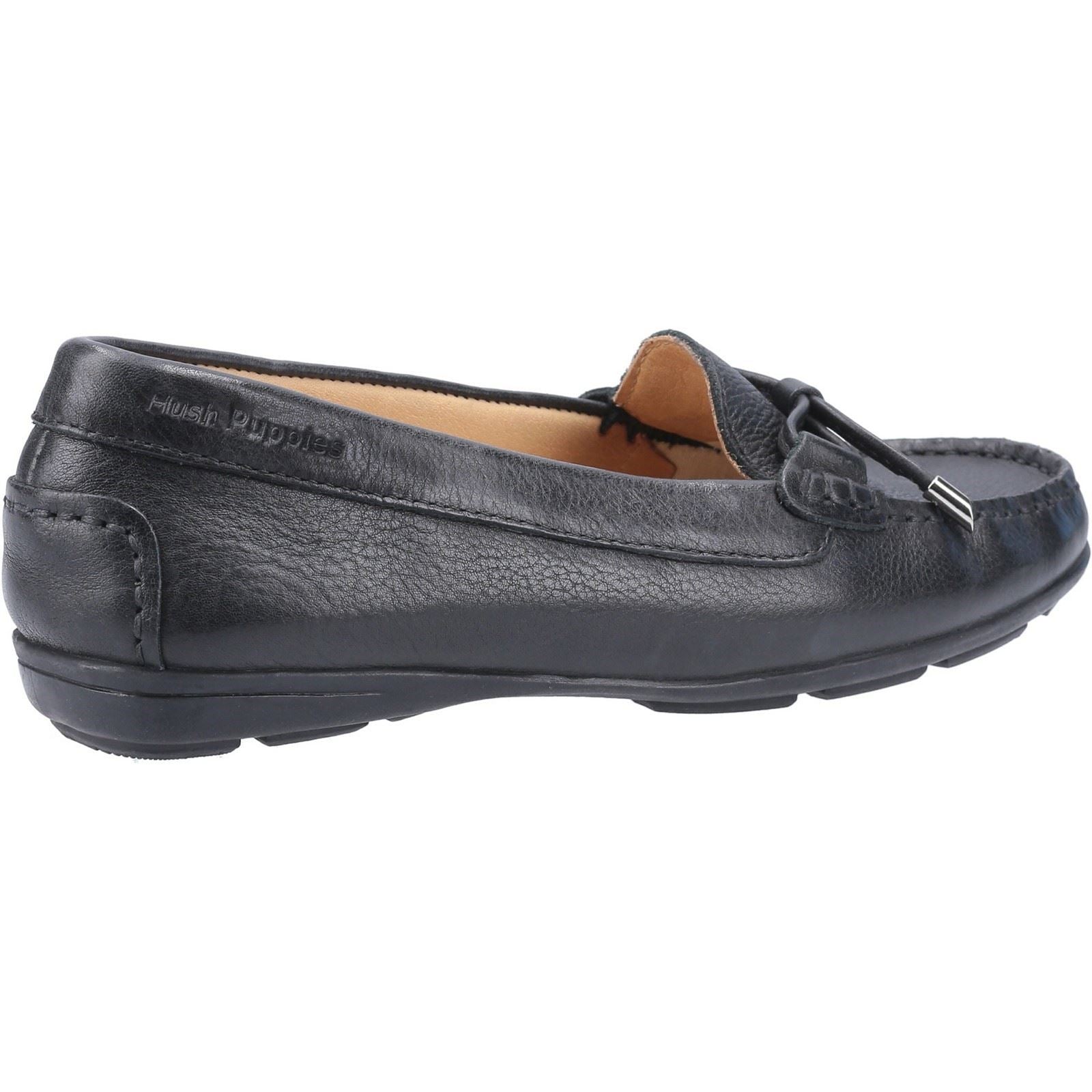 Hush Puppies Maggie Slip On Toggle Ladies Shoes in Black