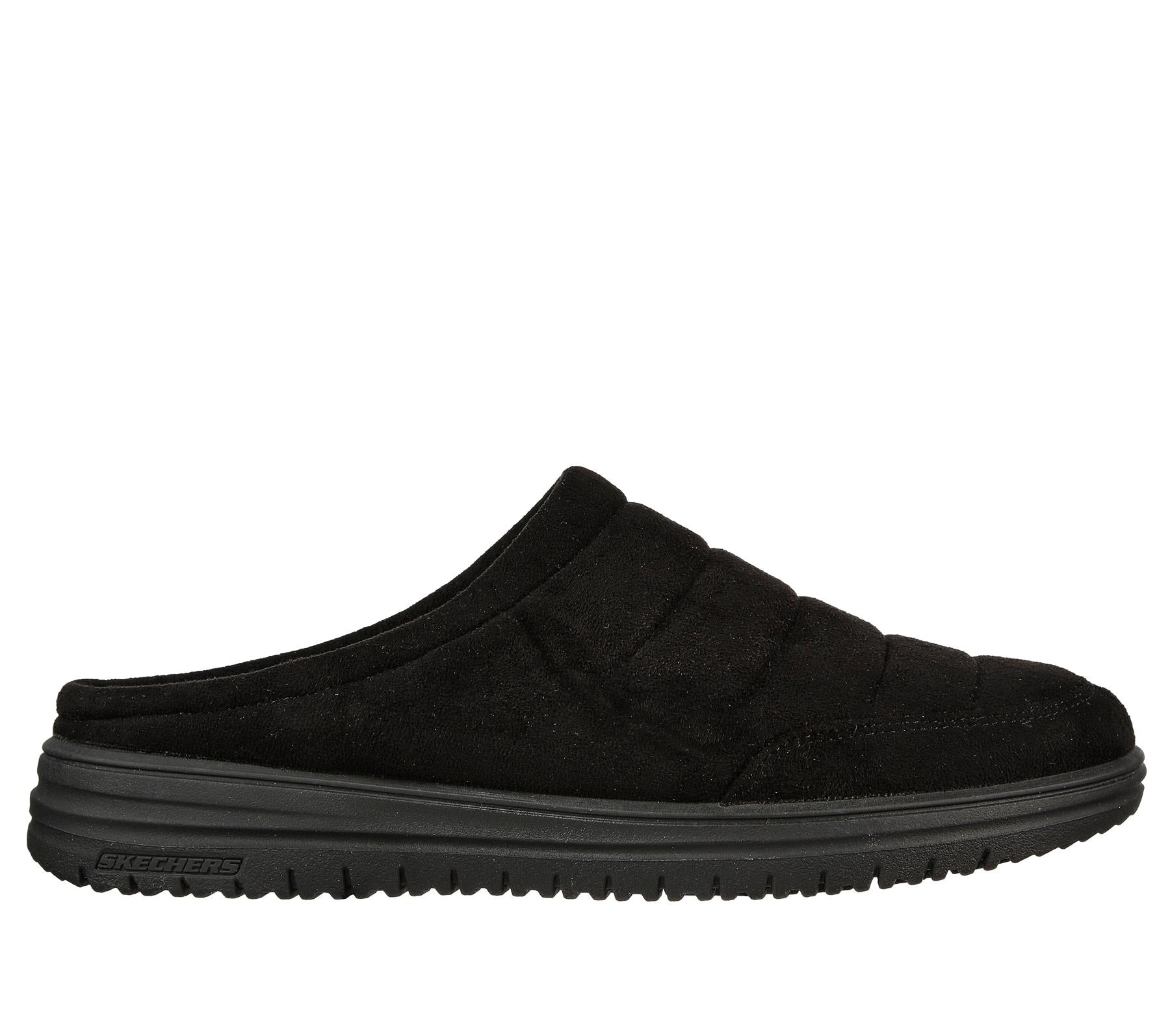 Skechers Relaxed Fit Slipper For Men - Murette Garvanza in Black, 6-13