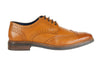 Front Morrison Leather Brogues Shoe For Men in Tan, 7 to 14 Sizes