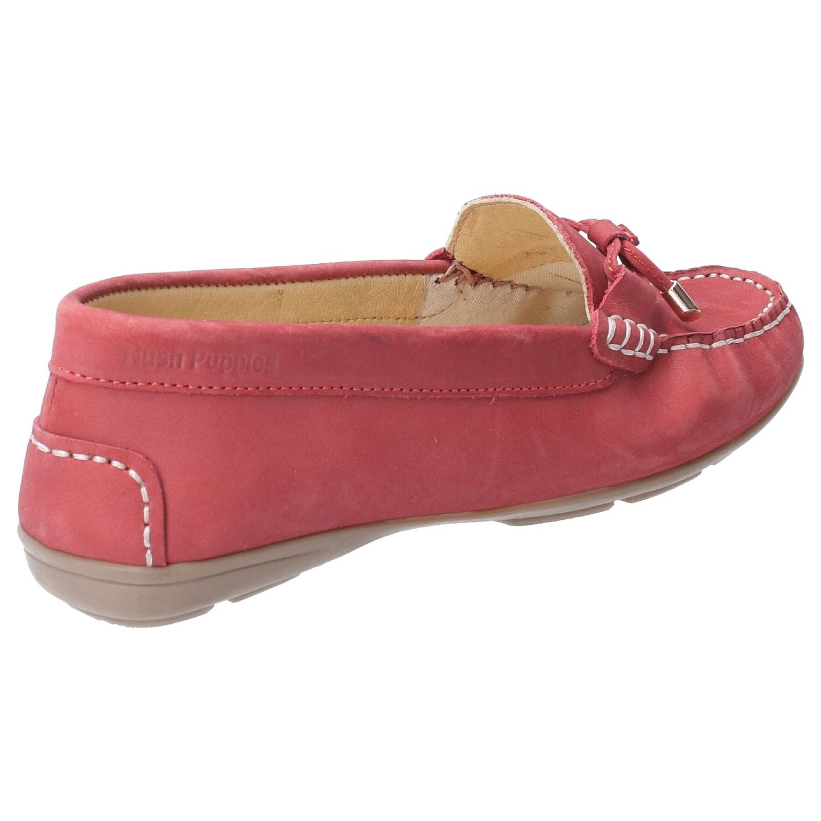 Hush Puppies Maggie Slip On Toggle Ladies Shoes in Red