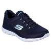 Skechers Summits Sports Shoes Ladies Sports in  Navy/Light Blue