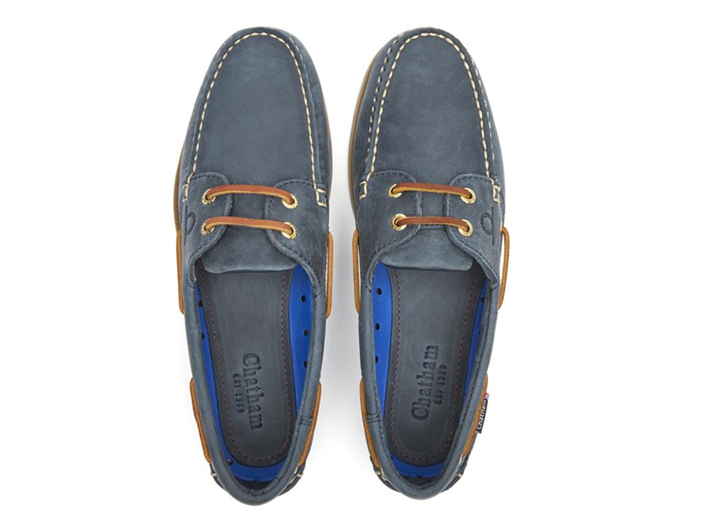 Chatham Mens Deck II G2 Deck Shoes in Blue