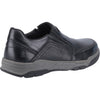 Hush Puppies Fletcher Slip Ons Mens Shoes in Black