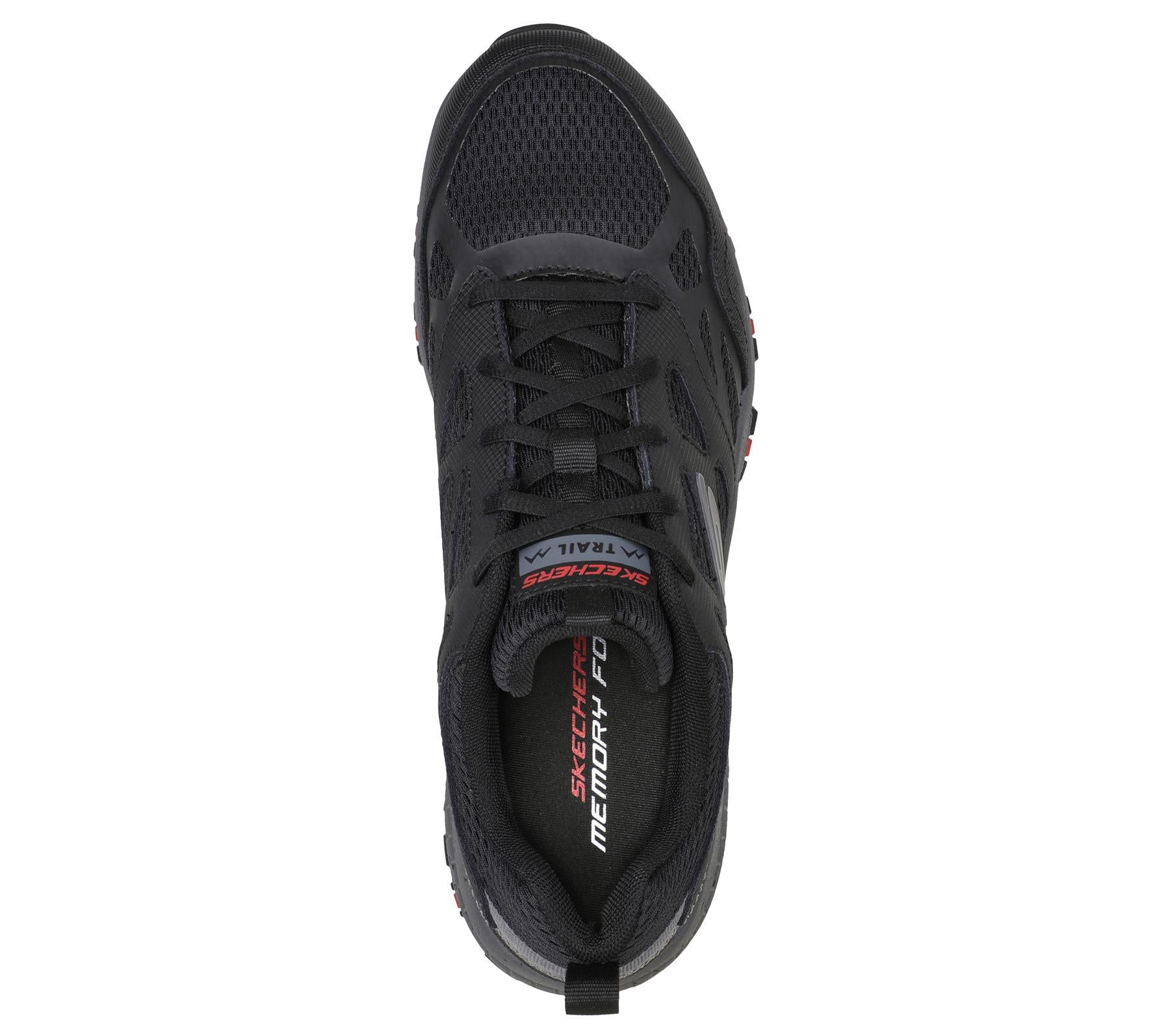 Skechers Men's Hillcrest Sneaker Shoes in Black/Charcoal in Size UK6 to UK13