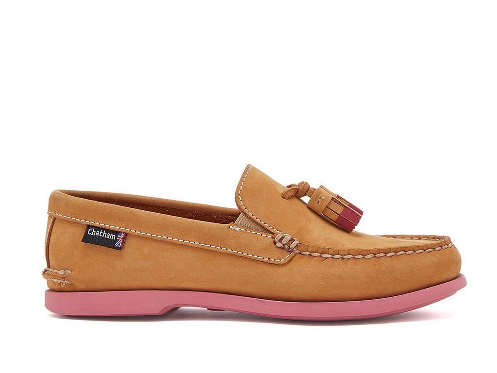 Chatham Women's Crete G2 Nubuck Tassel Loafers in 2 Colour Options 3 to 9