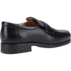 Amblers Mens Classic Shoes - Manchester Leather Loafer in Black, 6-12