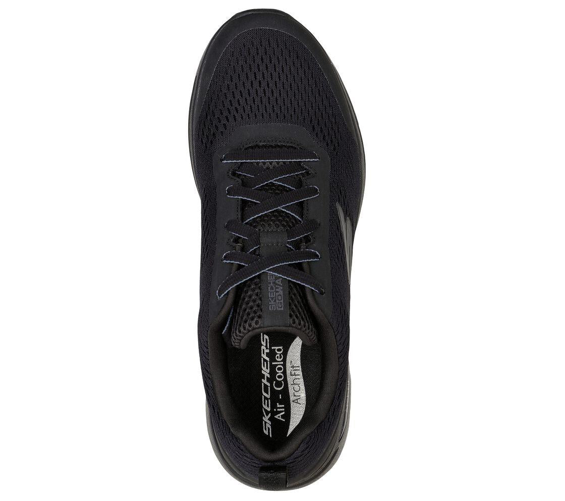 Skechers Men's GOwalk Arch Fit - Idyllic Sneaker Shoes in Black/Black in Size UK7 to UK15