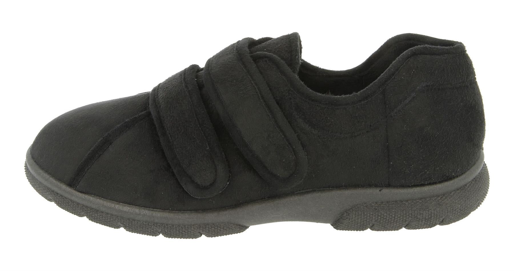 Men'S Slippers / House Shoes (Joseph)2V Wide Fit By Db Shoes in Black