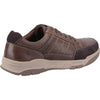 Hush Puppies Finley Laces Mens Shoes in Coffee