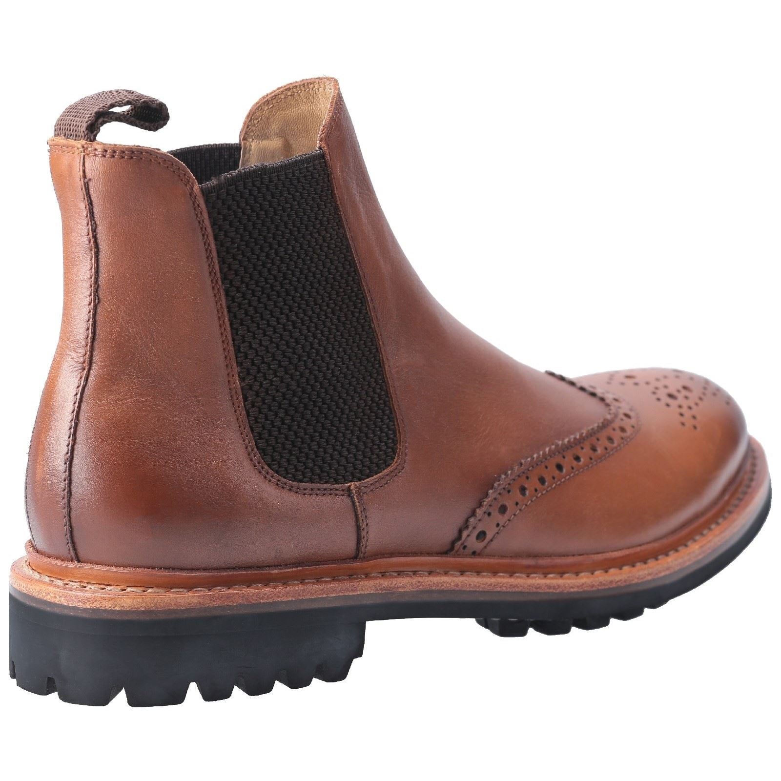 Cotswold Men Boots - Siddington Commando Goodyear Welt in Brown, 7-12