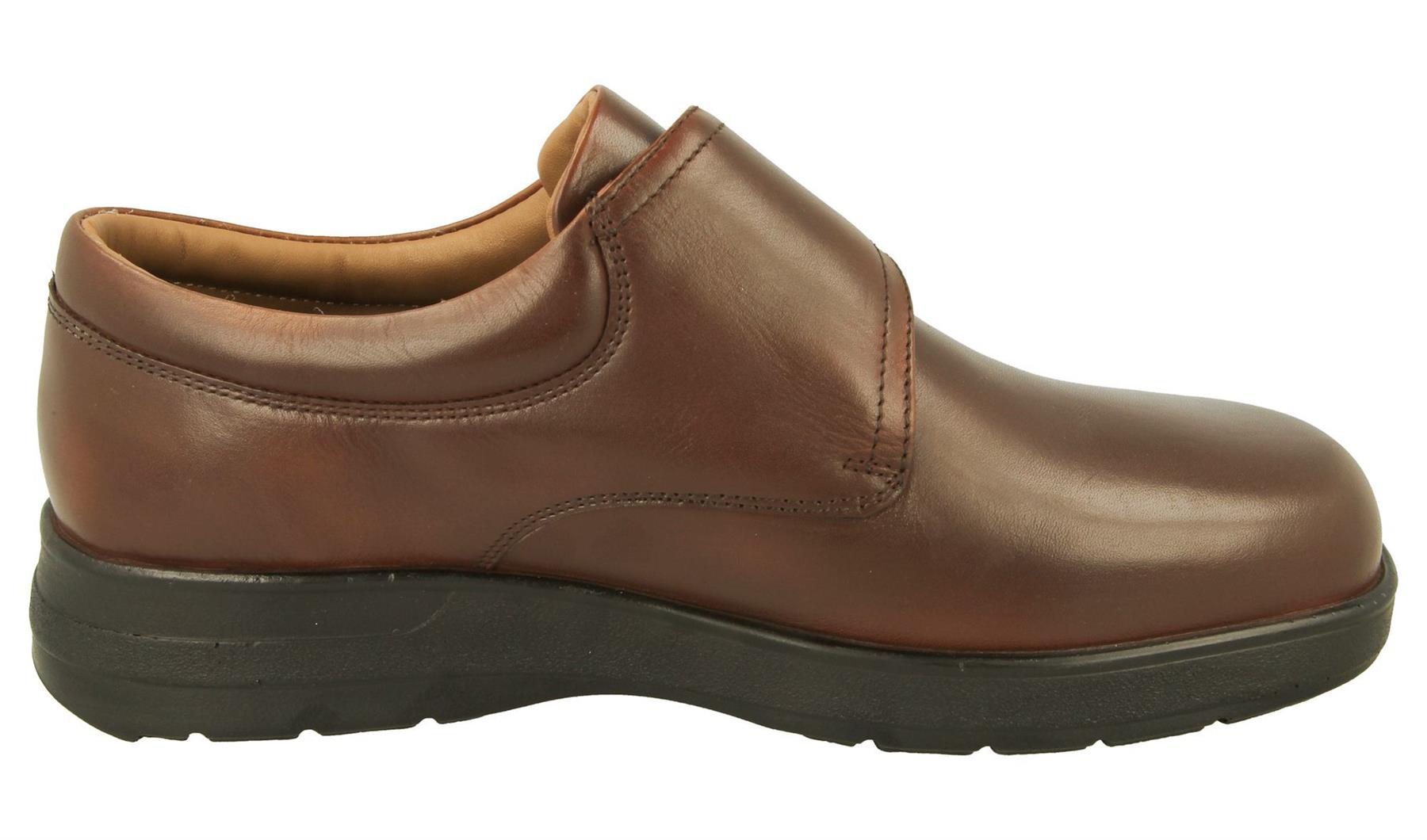 DB Shoes Women's Wide Fit (2V) Benny Shoes in Brown, Size 6 to 14