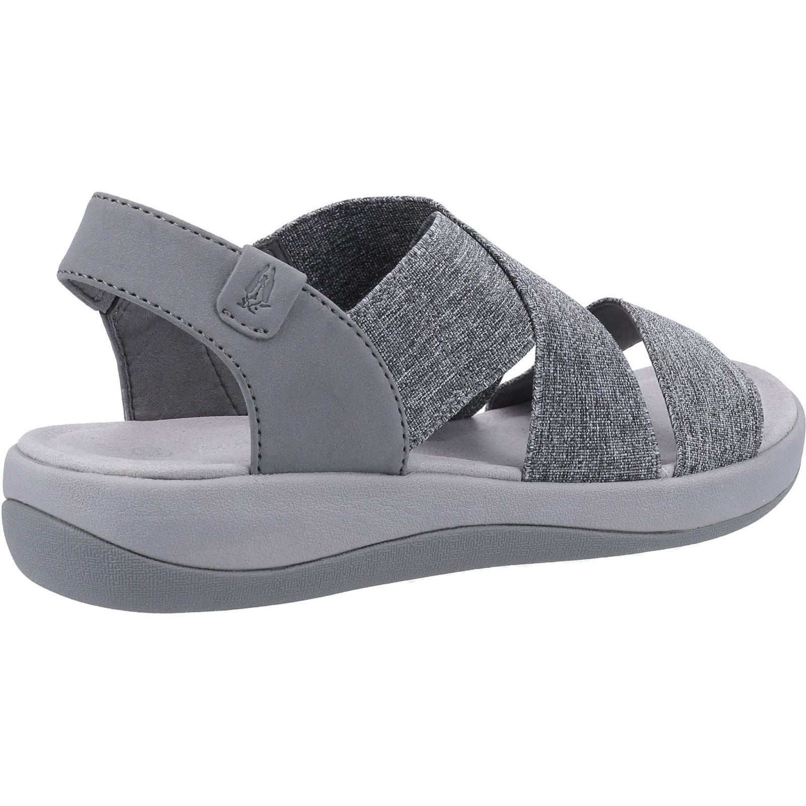 Hush Puppies Sophia Elastic Cross Strap Ladies in Grey