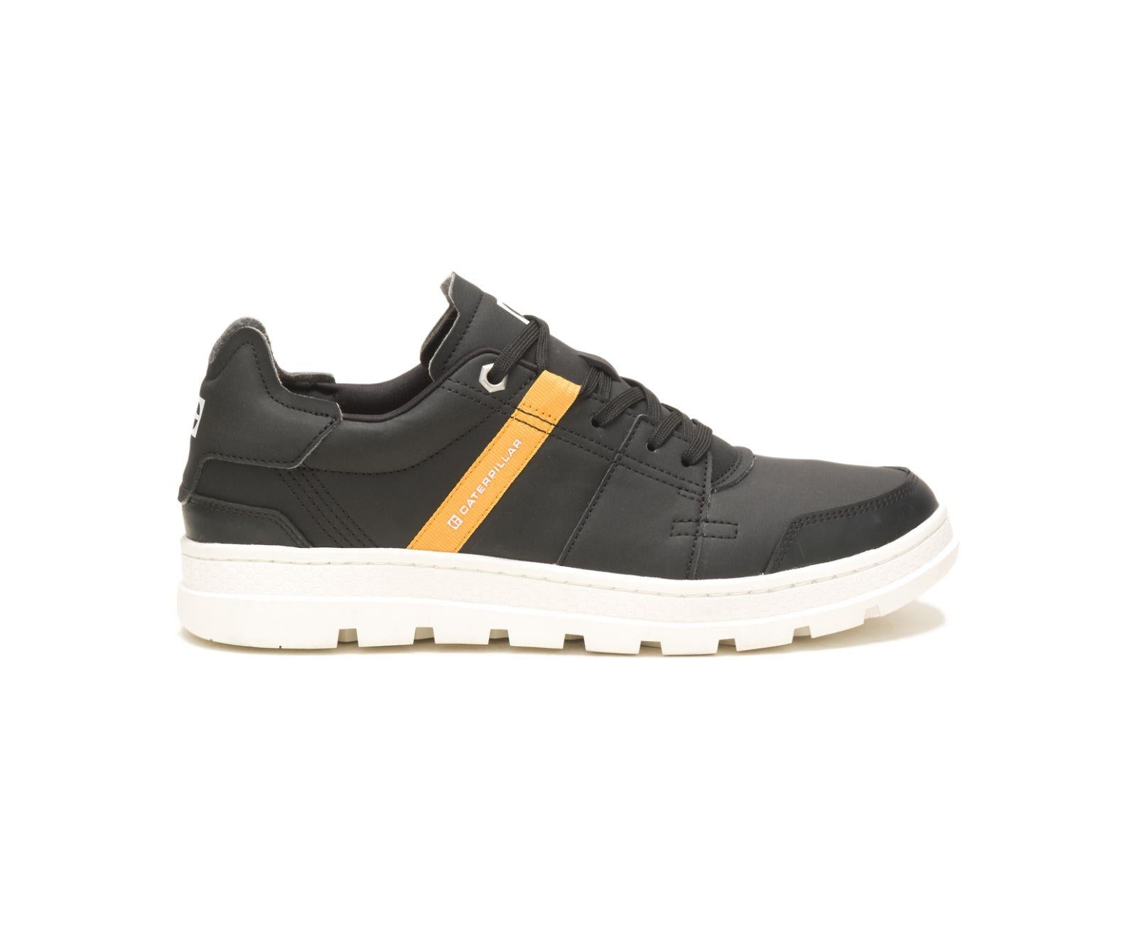 Caterpillar Cite Low Nappa Casual Sneaker Shoes in Noir Black