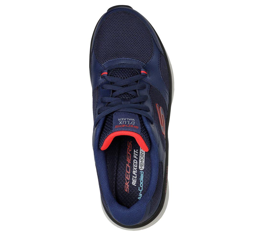 Skechers Men's Relaxed Fit D'Lux Walker - Mainstream in Navy Size UK6  to UK13