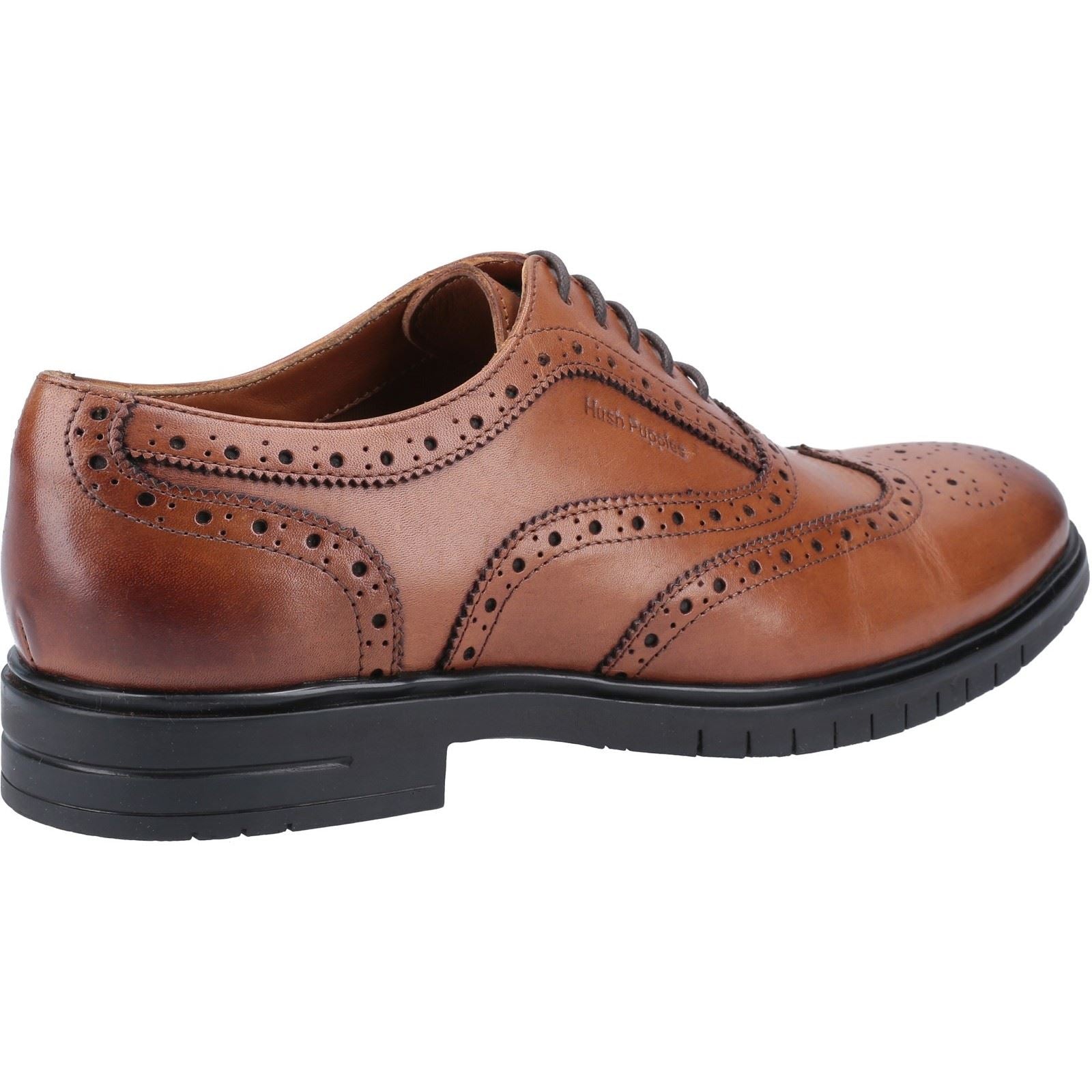 Hush Puppies Santiago Laces Mens Shoes in Tan