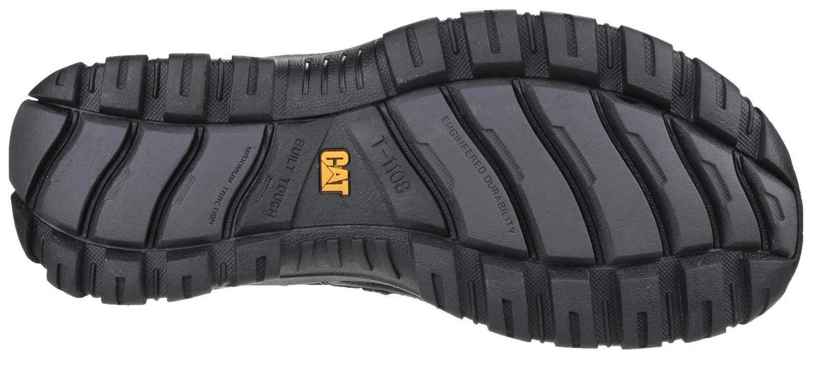 CAT Mens Wide Fit Giles Rugged And Durable Sandals in Black