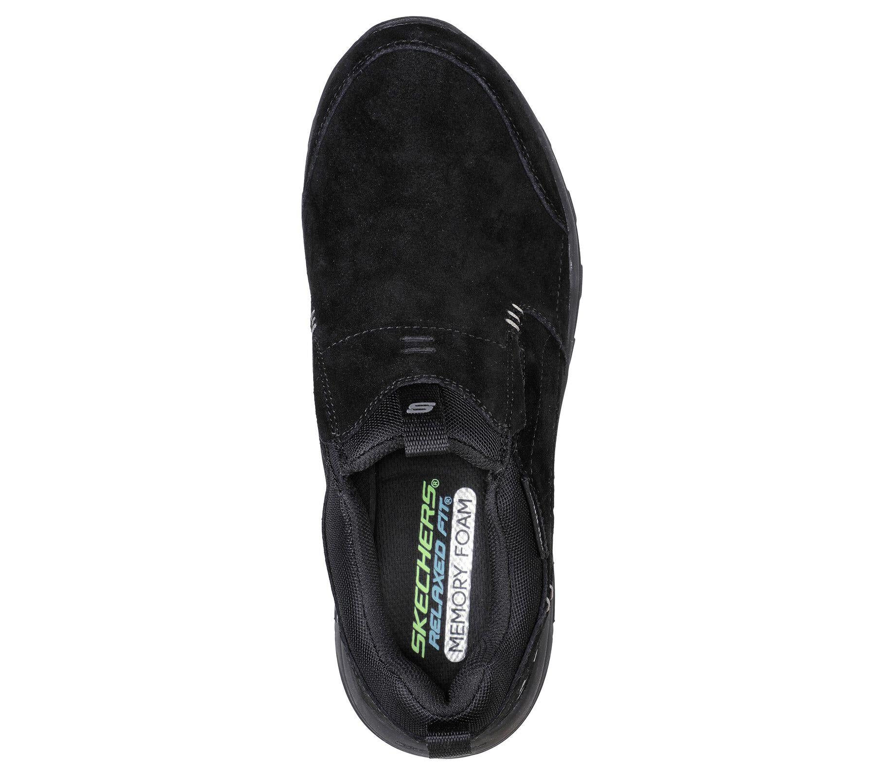 Skechers Men's Oak Canyon Sneaker Shoes in Black in Size UK6 to UK13