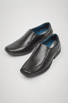 POD Dundee Leather Shoes for Mens in Black, 6 to 17