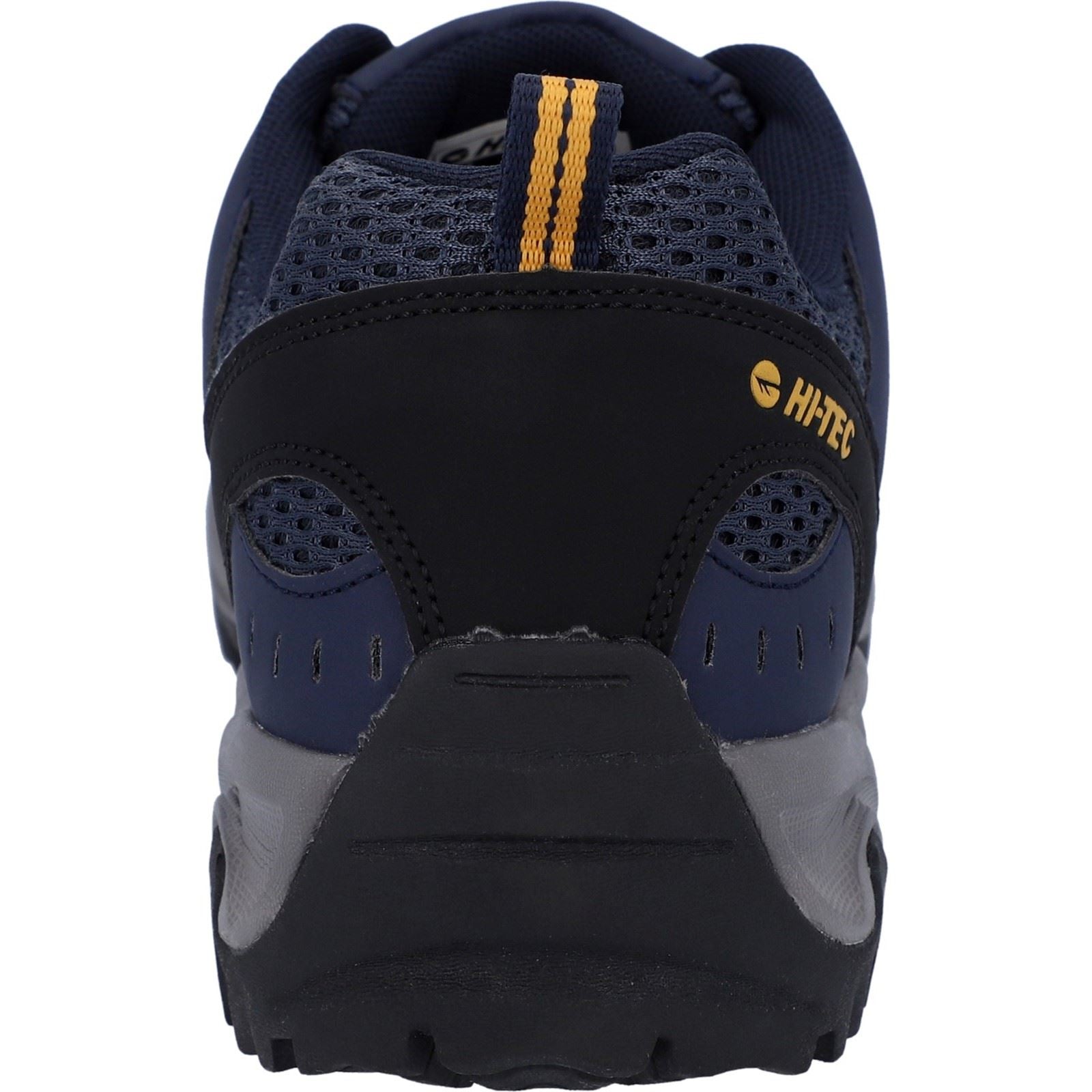 Hi-Tec Men's Jaguar Low Rise Hiking Boots in Navy/Yellow 6 to 13