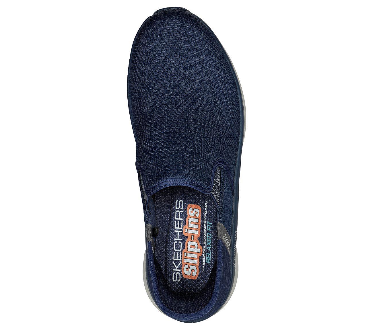 Skechers D'Lux Walker Men's Orford Hands Free Slip-ins in Navy, Sizes 8 to 13