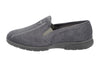 DB Shoes Men's 2V Fit Classic Loafer Shoes in Grey, Sizes 6 to 12